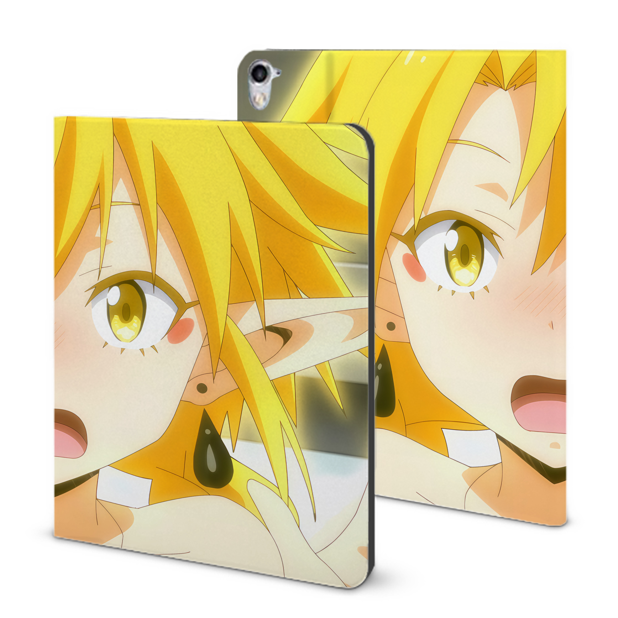 （画像用） 転スラ Regarding Reincarnated to Slime IPad ケース ブック型 PUレザー TPU 耐衝撃 軽量 薄型 ペン収納なし 全面保護 IPad 各モデル対応